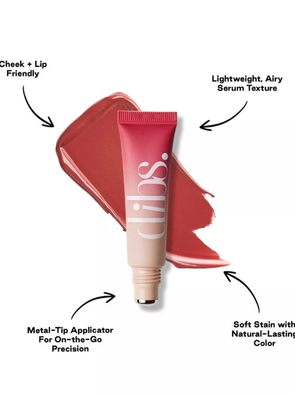 Dibs Cool Blush Cheek Stain in Cool Girl a Midtone Rose